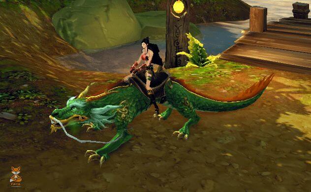 Asta Mount Models Green Dragon