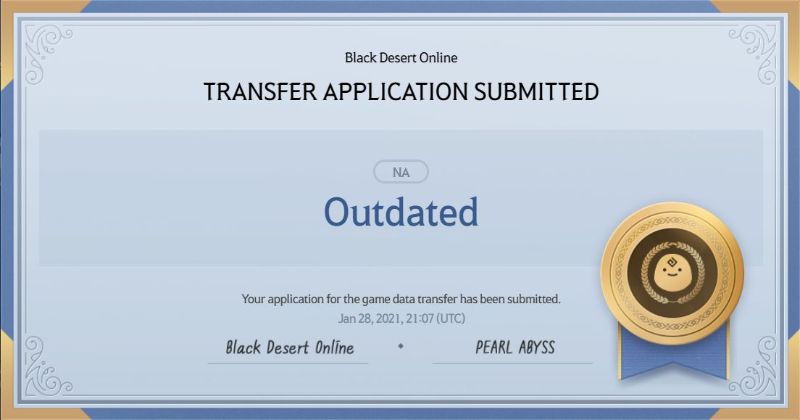 Outdated Transfer Success