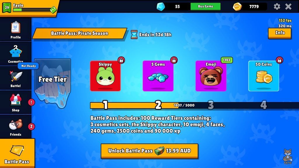 BomberGrounds Battle Pass