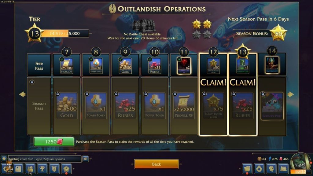 MM - Battle Pass UI