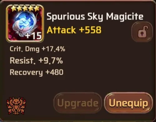 MSL Dark Mona ATK Trinket