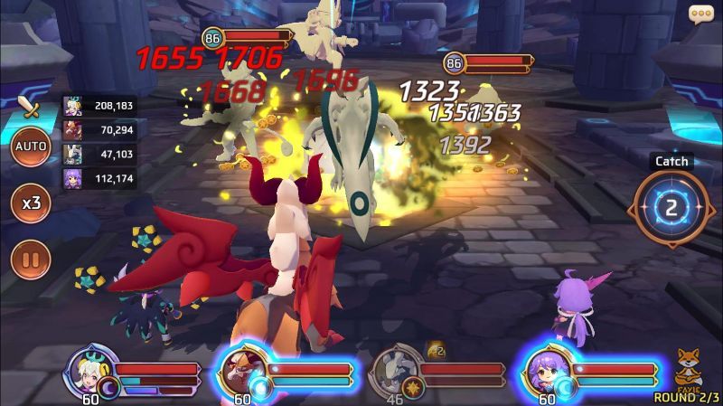 Summoned Light Emperato in Combat