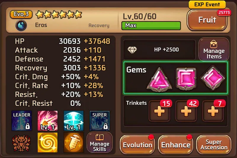 Water Cupid GemSet