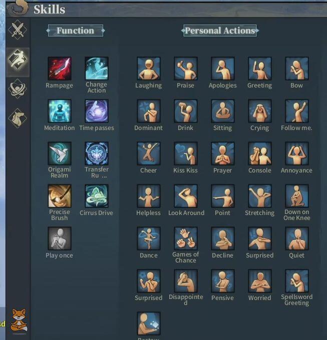Solo Alpha - Function and Emoote Skills