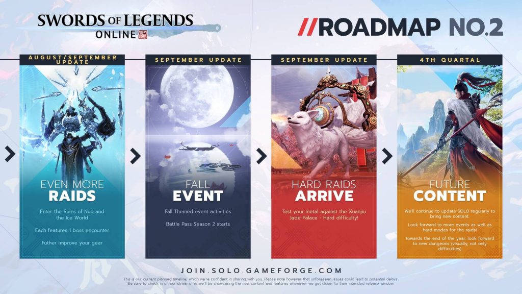 SOLO August - Q4 Roadmap