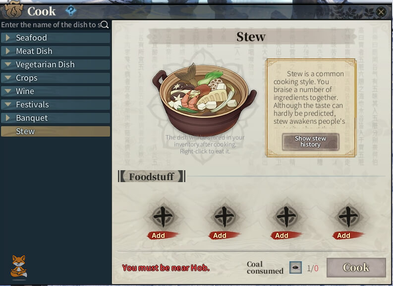 SOLO Cooking UI