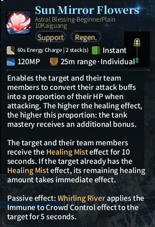 SOLO Summoner Astral - Sun Mirror Flowers