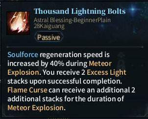 SOLO Summoner Astral - Thousand Lightning Bolts