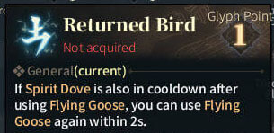 SOLO Summoner Glyphs - Returned Bird