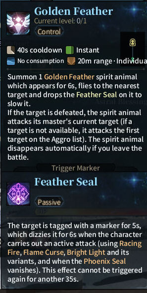 SOLO Summoner - Golden Feather