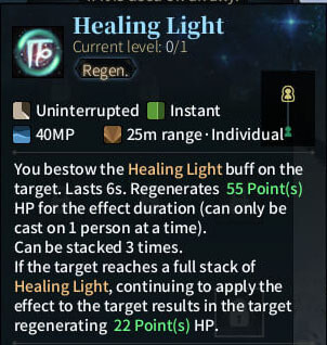 SOLO Summoner - Healing Light - Origin