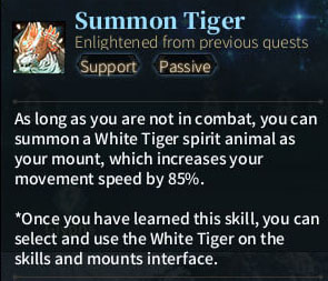 SOLO Summoner - Summoning Tiger