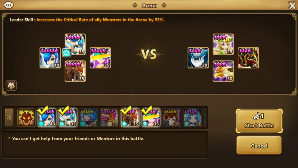 Summoner Wars Pre-Battle UI