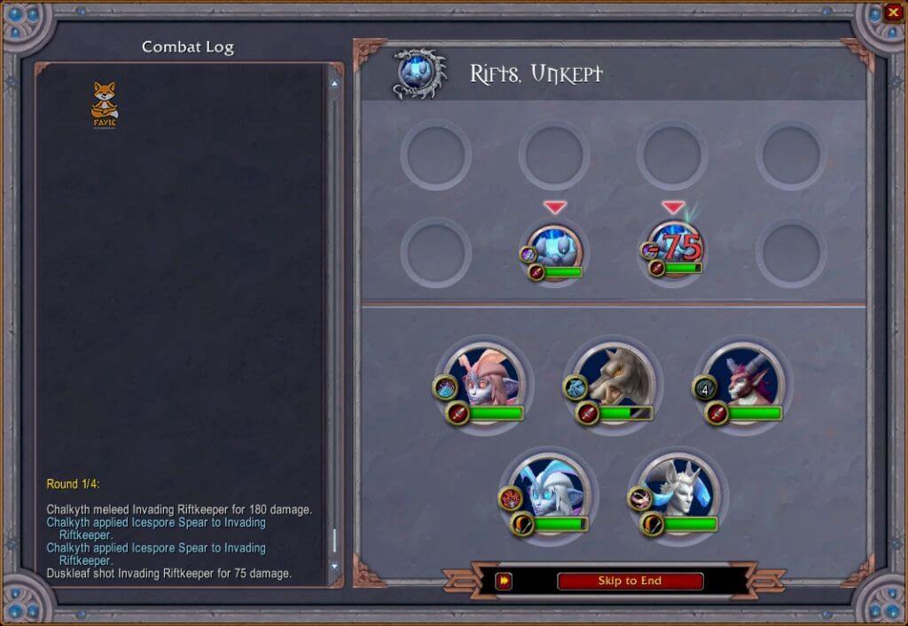 SL New Mission Table UI