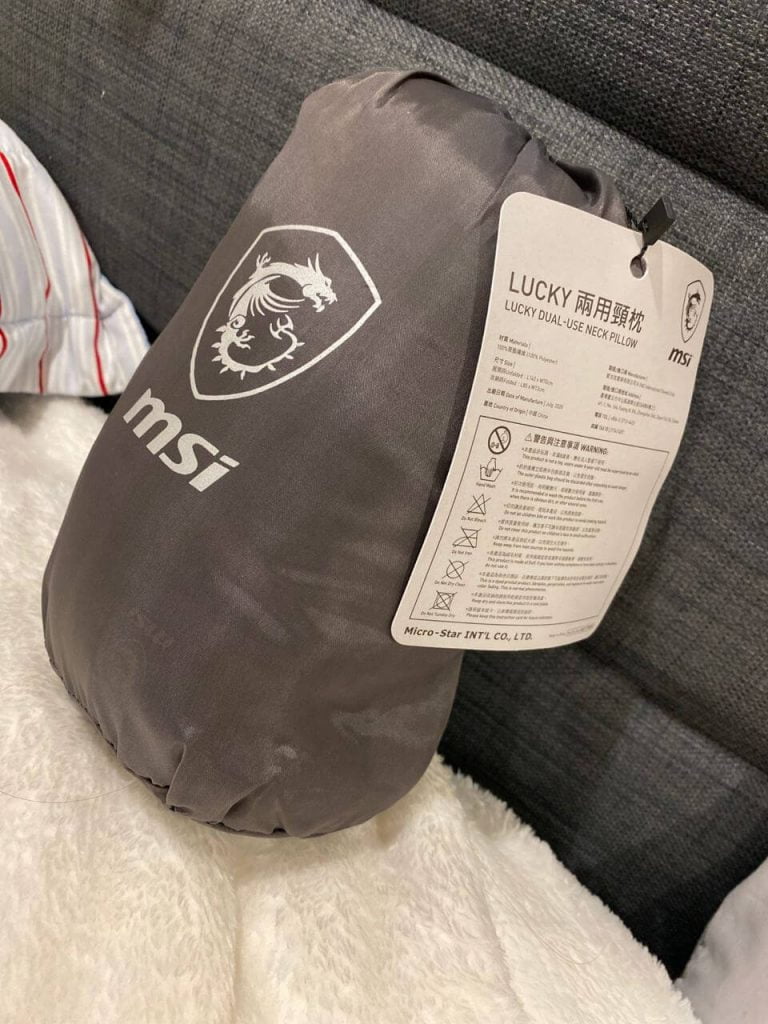 MSI Neck Pillow Packaged Received